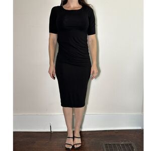 ASOS Maternity Black Knee Length Dress Size 6